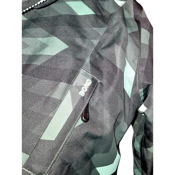 Bond Provision Snowboard Shell Ski Green Jacket 10K Medium Muti Pockets, Venting - Picture 4 of 10